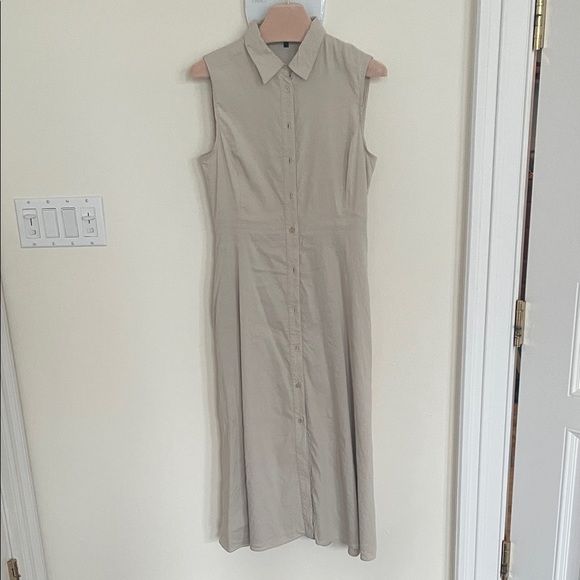 theory sleeveless shirt dress - Picture 1 of 8